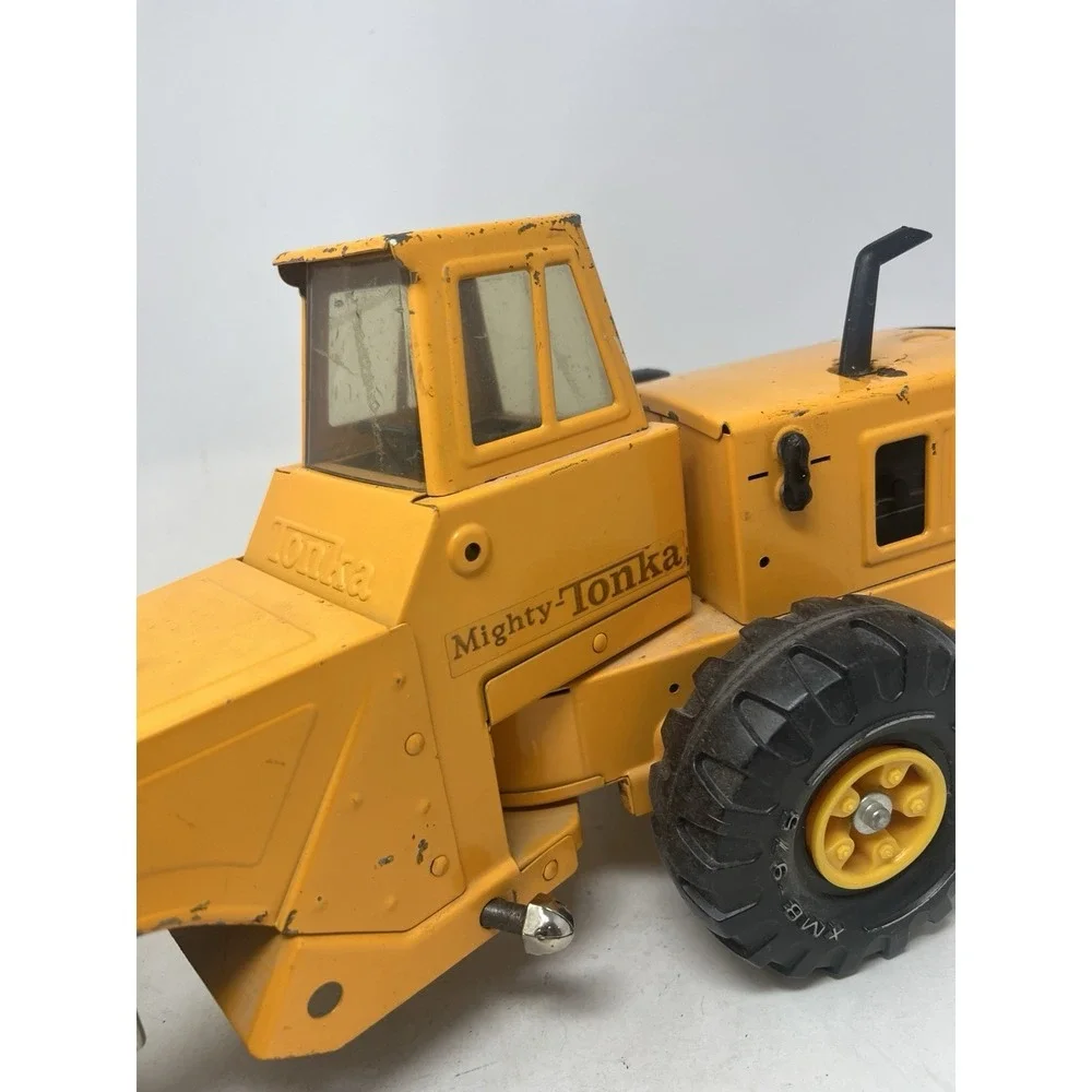 Vintage 1970s‎ Pressed Steel Mighty Tonka Road Grader #3945 XMB 975 Works Well